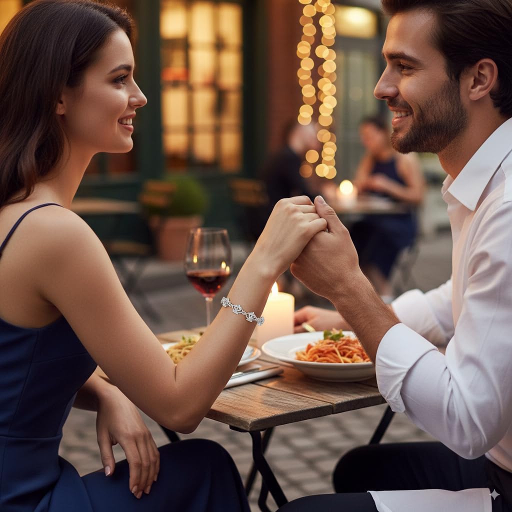 Bracelets For Women, Gold Plated & Silver Tone Heart Jewelry, Perfect for Christmas, Valentine's Day, Birthdays - Image 3