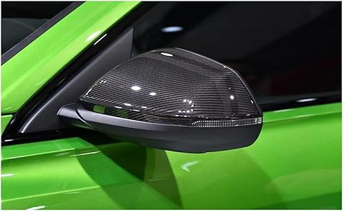 Vista 6 de Mirror Cover, Compatible for Lamborghini Urus Q8 SQ8 RSQ8 2018+, with Lane Assist Carbon Fiber Car Rear View Cap Rearview Shell Add On.
