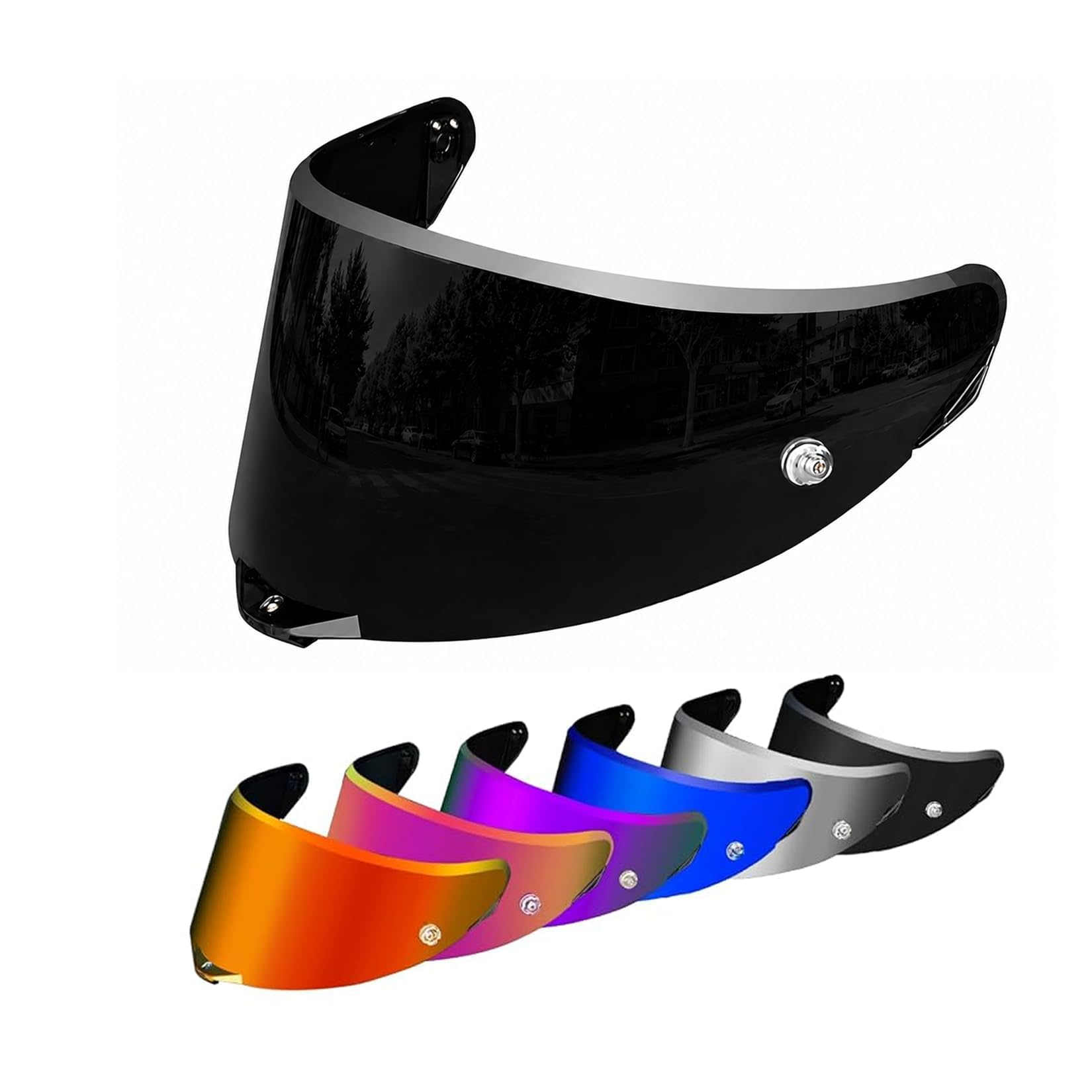 PSLER Pista GP RR visor - Pista Helmet Visor Motorcycle Face Shield Replacement for Pista GPR CORSA-R Pista GPRR RACE 3,Black