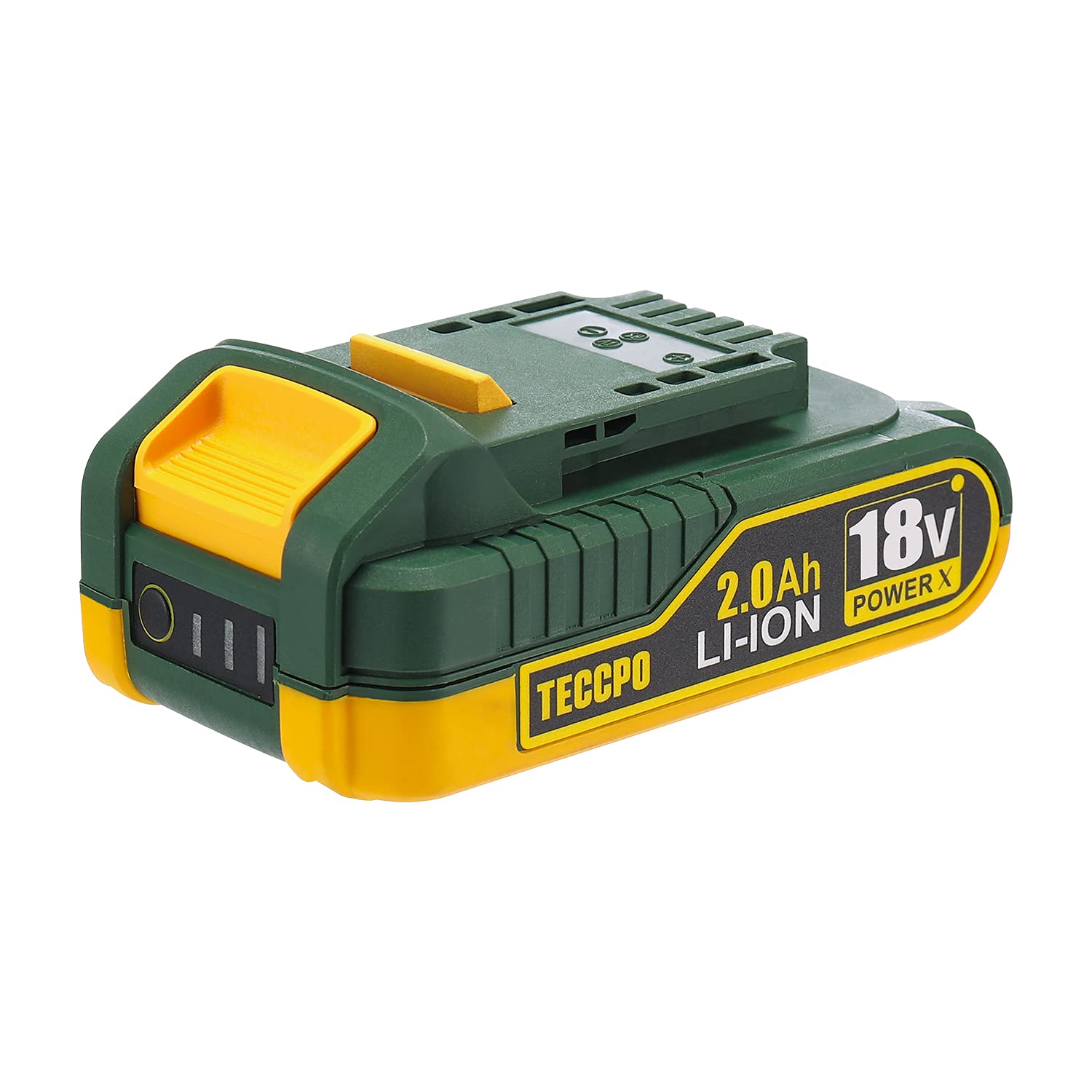 TECCPO - Batería Recargable de 18 V, 2,0 Ah para Todas Las ...