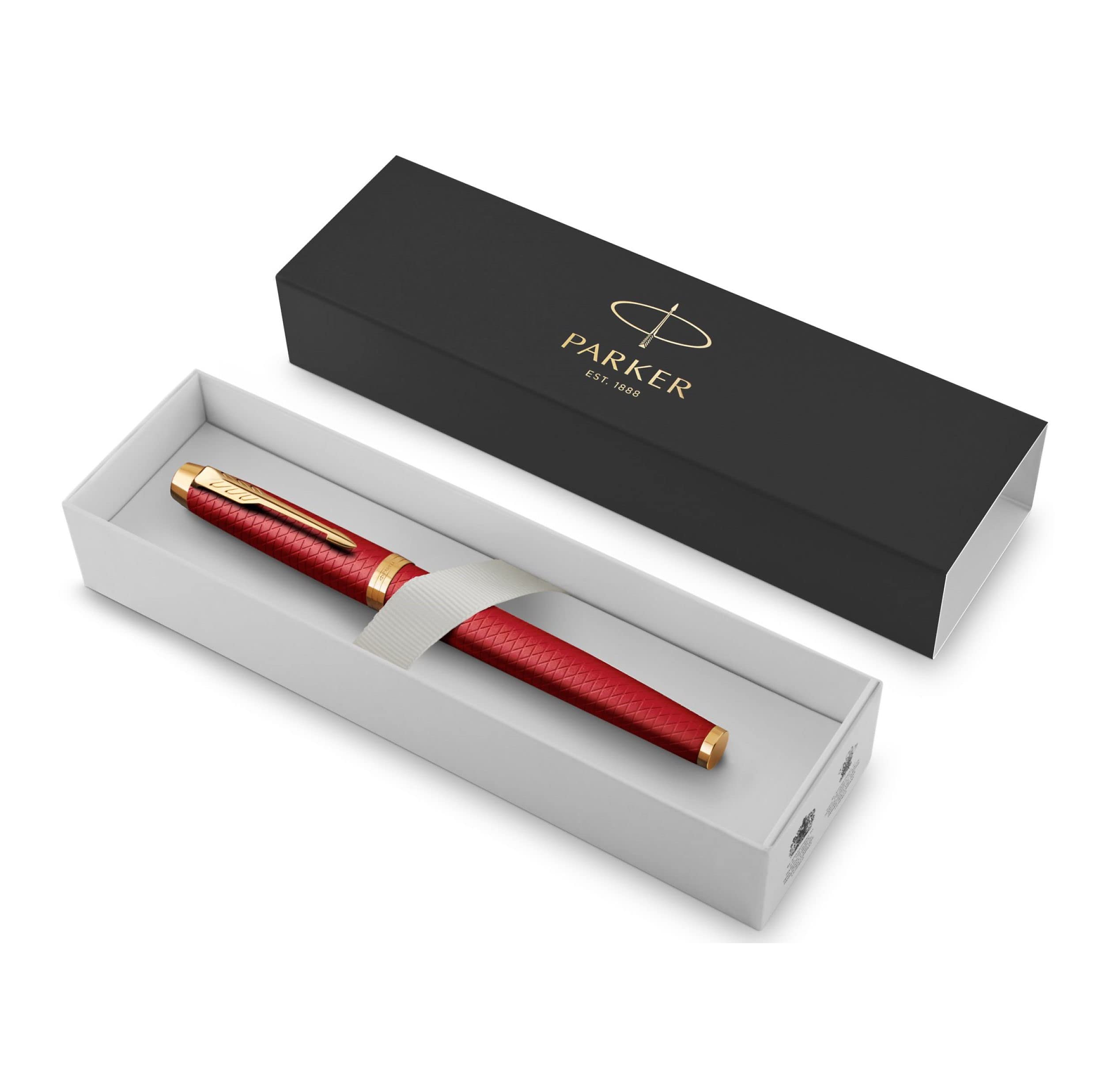 Amazon | Parker IM ローラーボールペン | プレミアムレッドラッカー