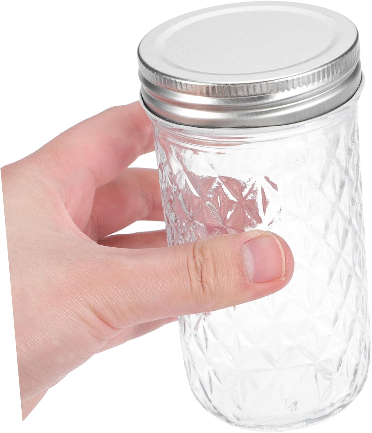 PRETYZOOM 4pcs Glass Jam Bottles with Lids Airtight Sealed Jars for and Preserves Storage Containers for Kitchen Organization