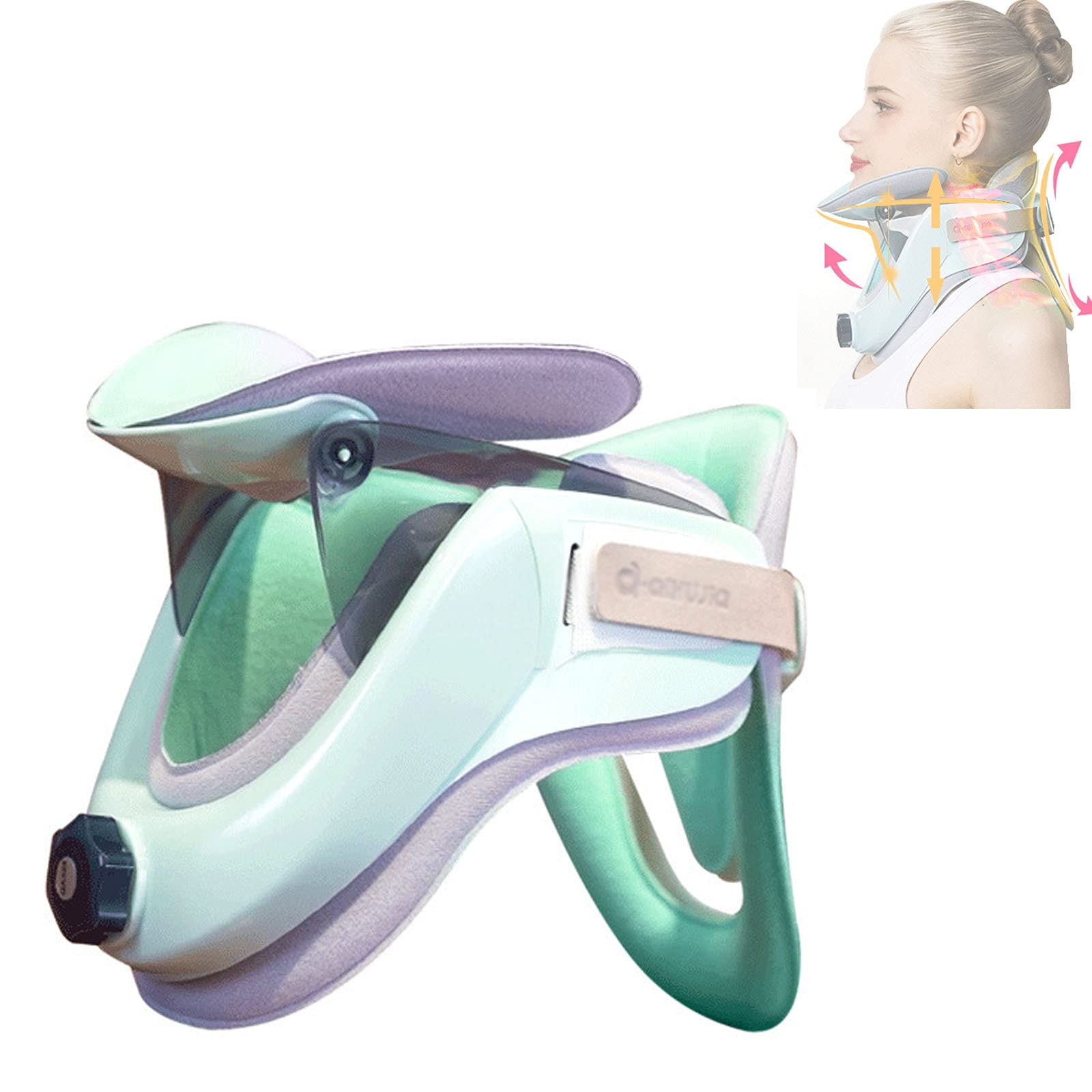 Buy Zxqiang Pinched Nerve Neck Stretcher Cervical Traction Device for Neck and Shoulder, Pain