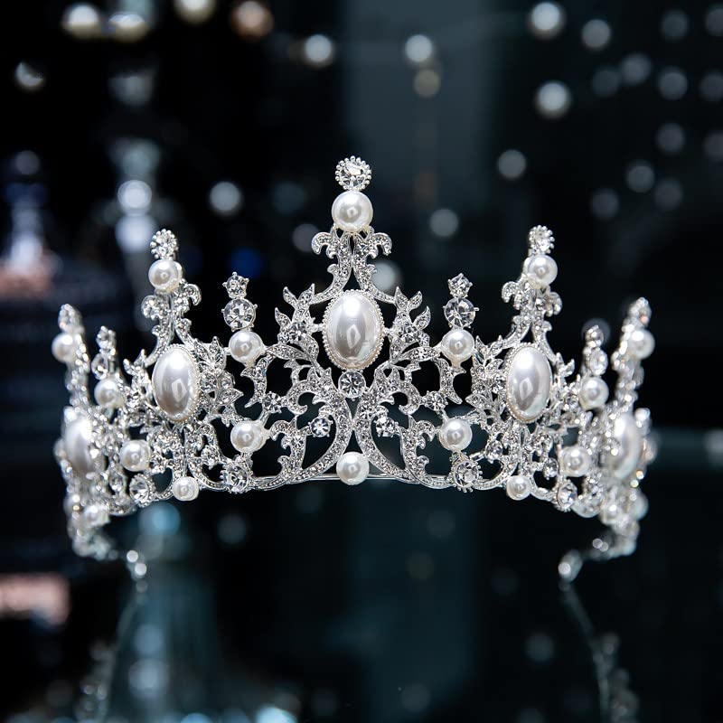 Corona de rhinestone para desfiles y fiestas de gala