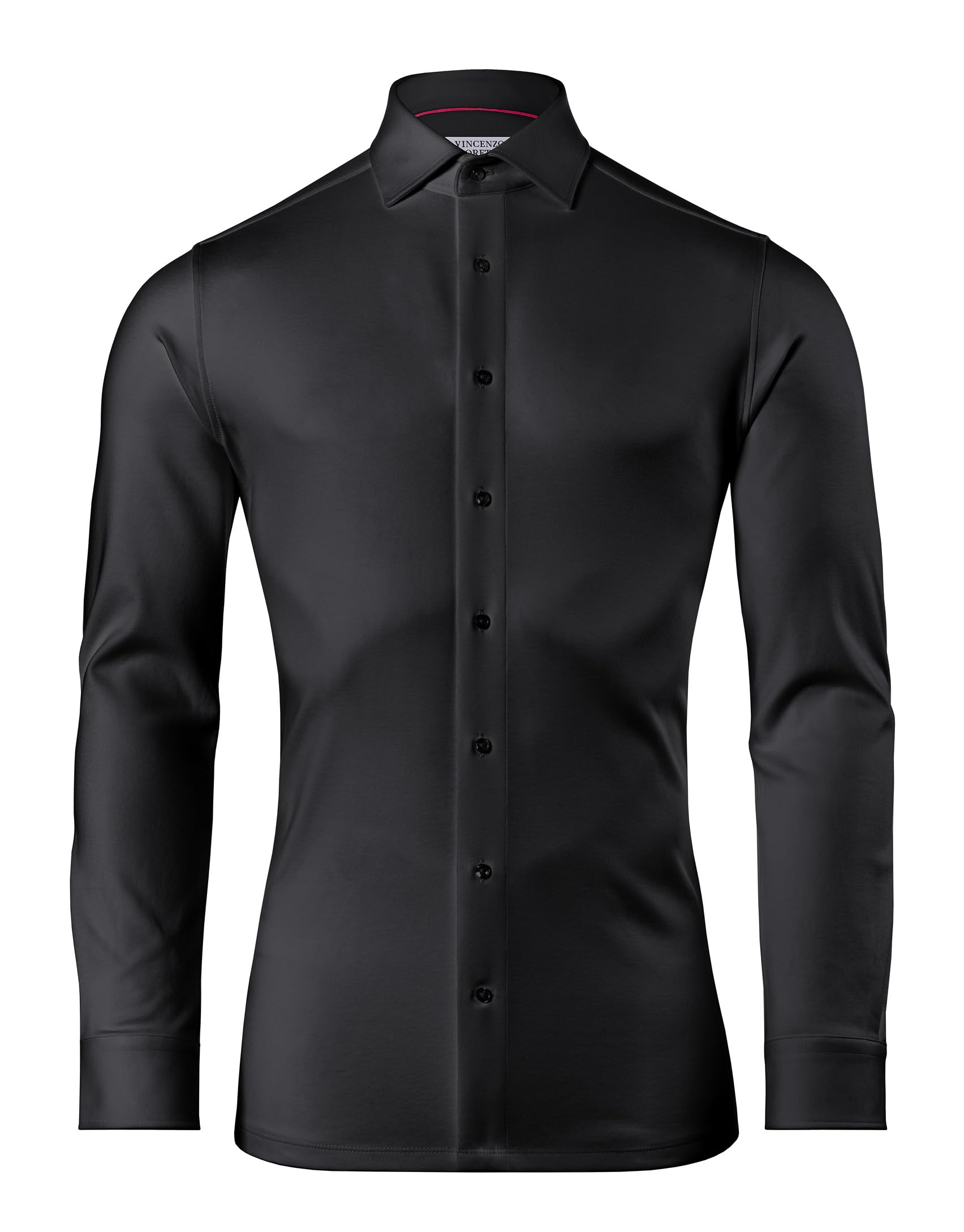 Vincenzo Boretti Hemd, Slim-fit/tailliert, Twill - bügelfrei