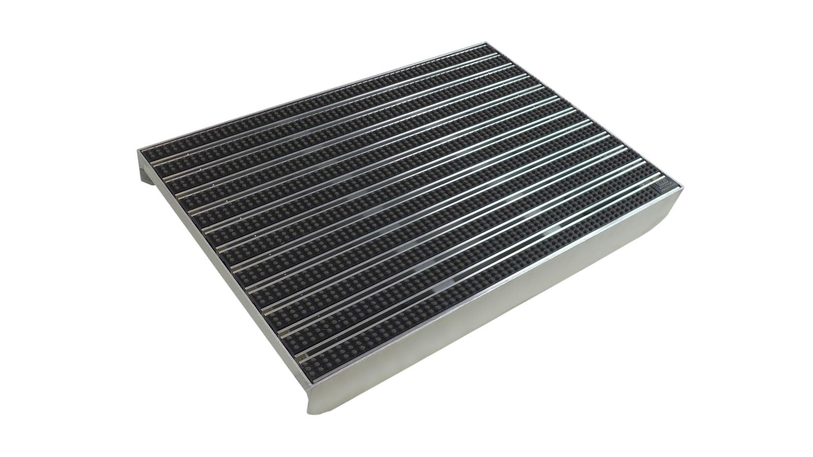EMCO Eingangsmatte DIPLOMAT Cassettenbürste grau ALU Bodenwanne Fußmatte Schuhabstreifer, Größe:100x50cm