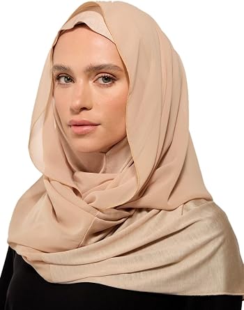 HoM Luxury Instant Chiffon Hijab & Wrap Lightweight Elegance, No Pins | Made in Turkey