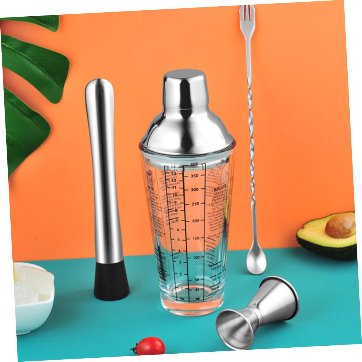 Cocteleras de Acero Inoxidable Equipos para Cócteles Herramientas para Barman para Preparar Cócteles Casa o Eventos Sociales Color Aleatorio