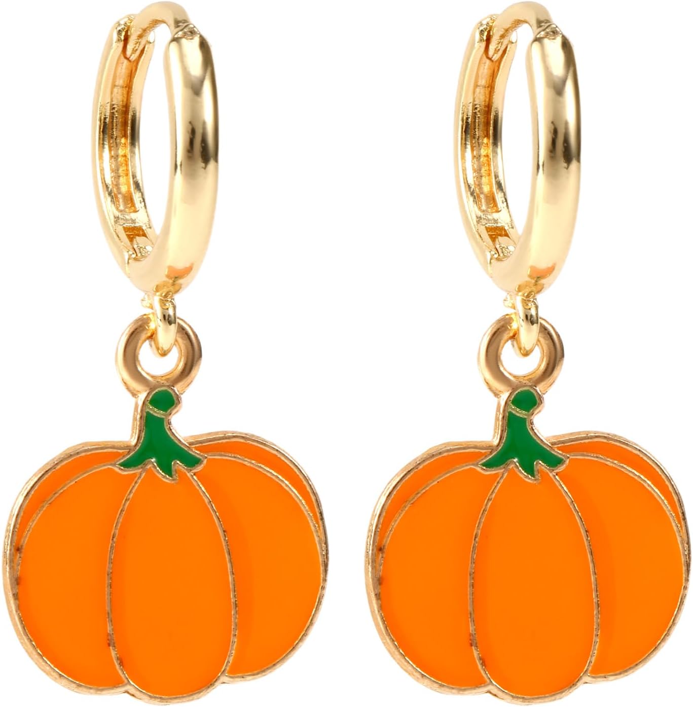 Pumpkin Earrings for Women, Halloween Autumn Thanksgiving Dangle Drop Earrings Cute Fall Jewelry for Women Halloween Party Birthday Present