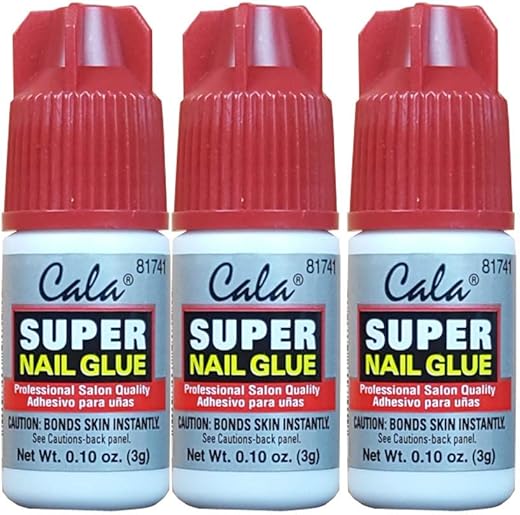 3 bottles Super nail Glue professional Salon Quality,Quick and Strong Nail liquid adhesive