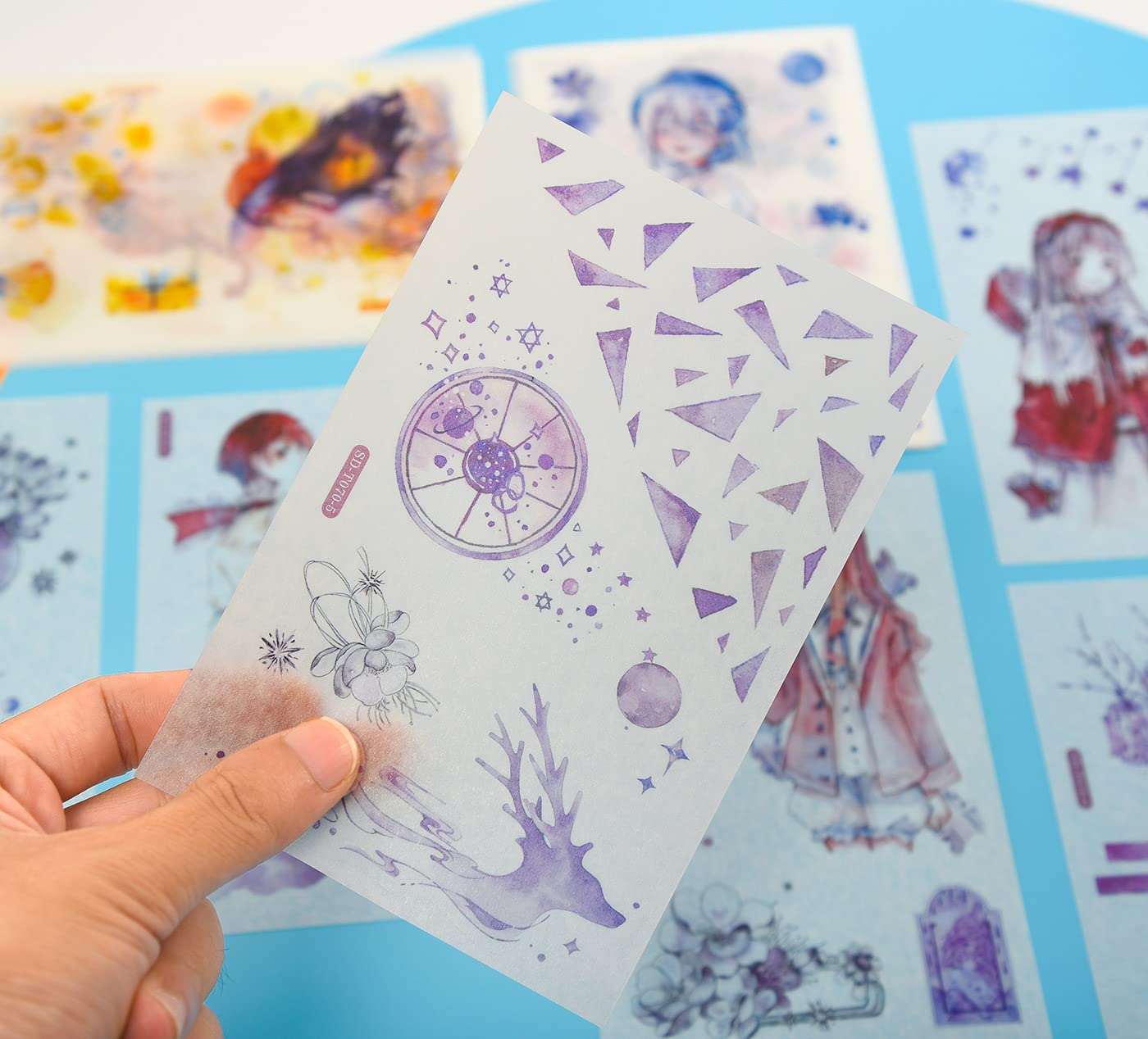 Snapklik.com : Kawaii Anime Girl Journal Stickers Cute Decorative ...