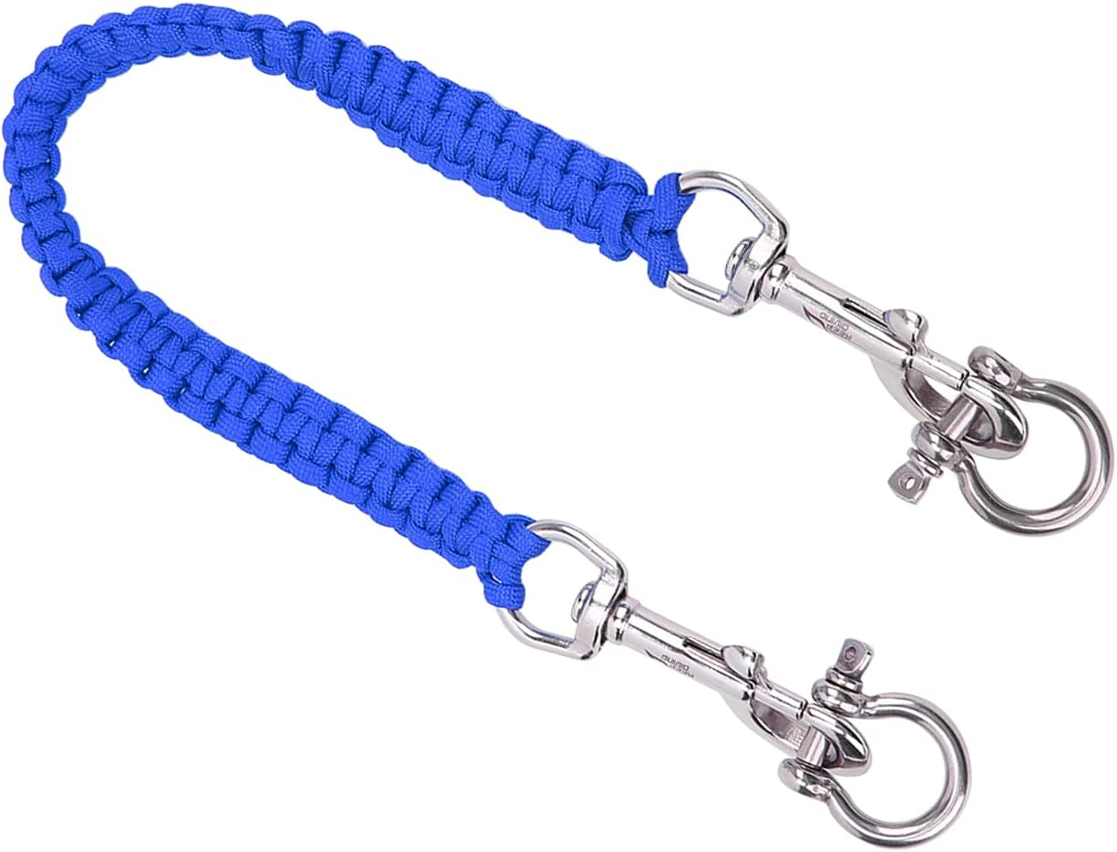 VGEBY Diving Camera Lanyard, 360 Degrees Retractable Flexible Rotation Camera Housing Carry Lanyard Diving Accessories