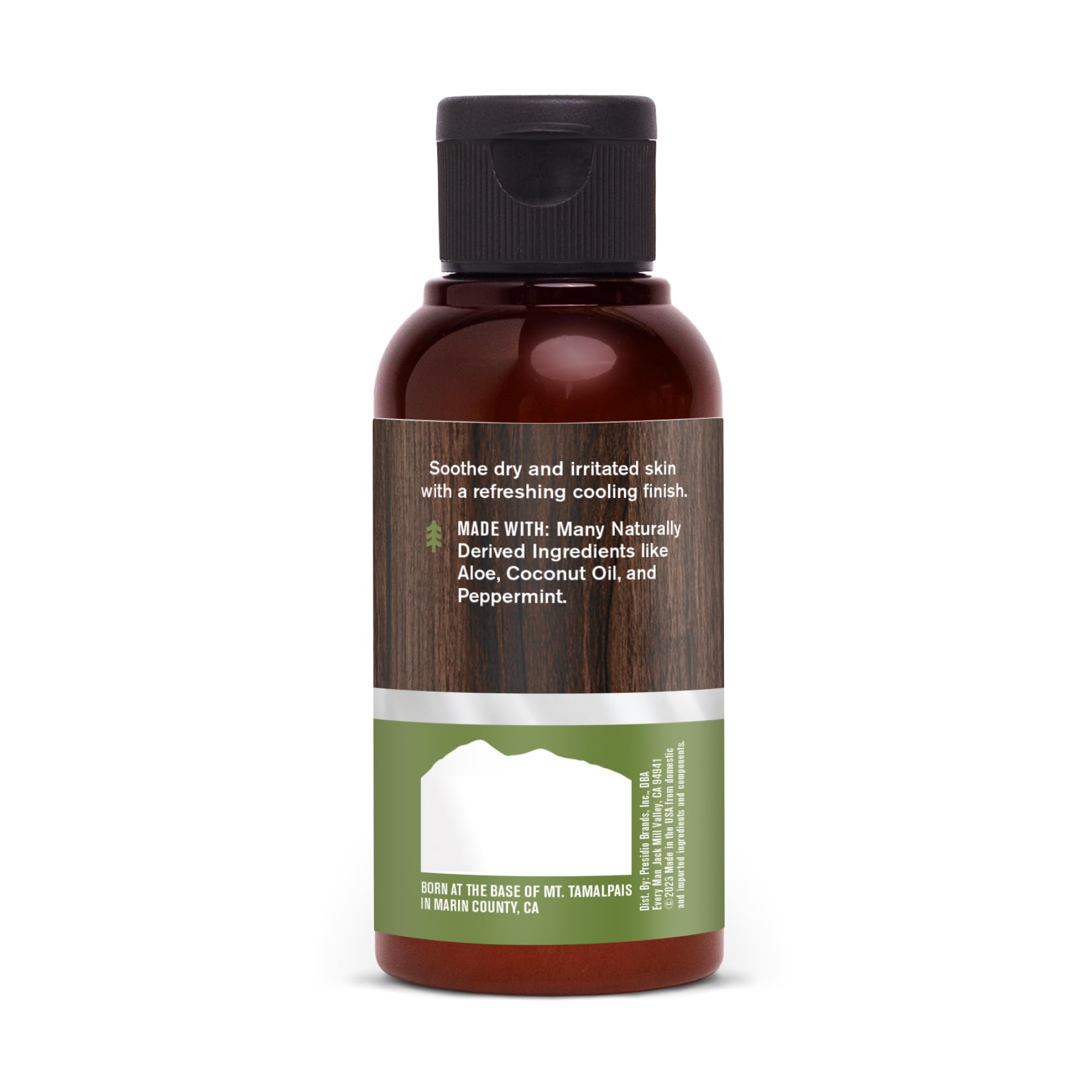 Bálsamo para después del afeitado para hombre, calma la irritación, enfría la piel, hidrata, absorbe rápidamente, fabricado con ingredientes derivados naturalmente como aceite de coco, 9