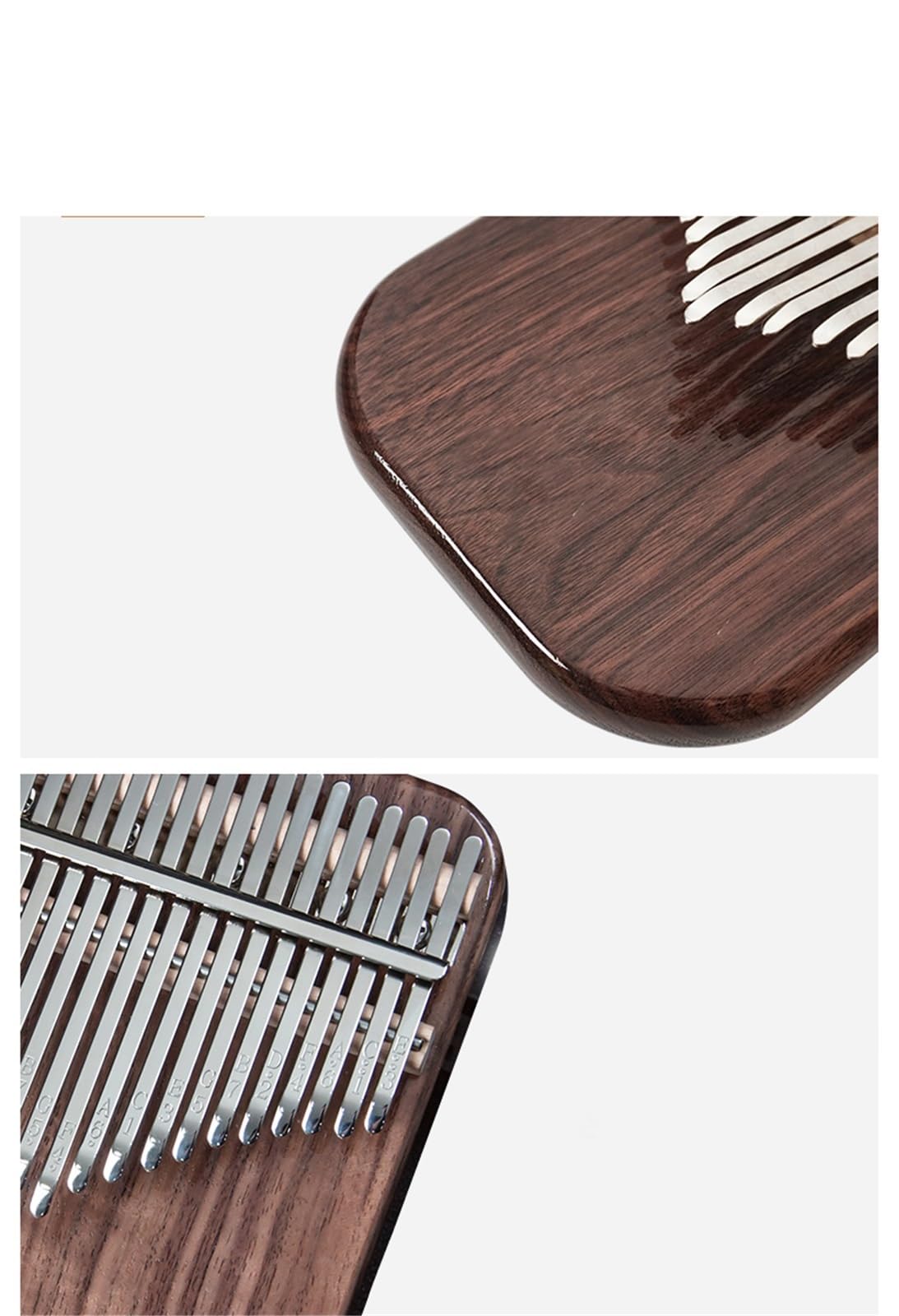 Kalimba 21 Nutowa Kalimba Z Czarnego Orzecha Z Funkcją Kciuka