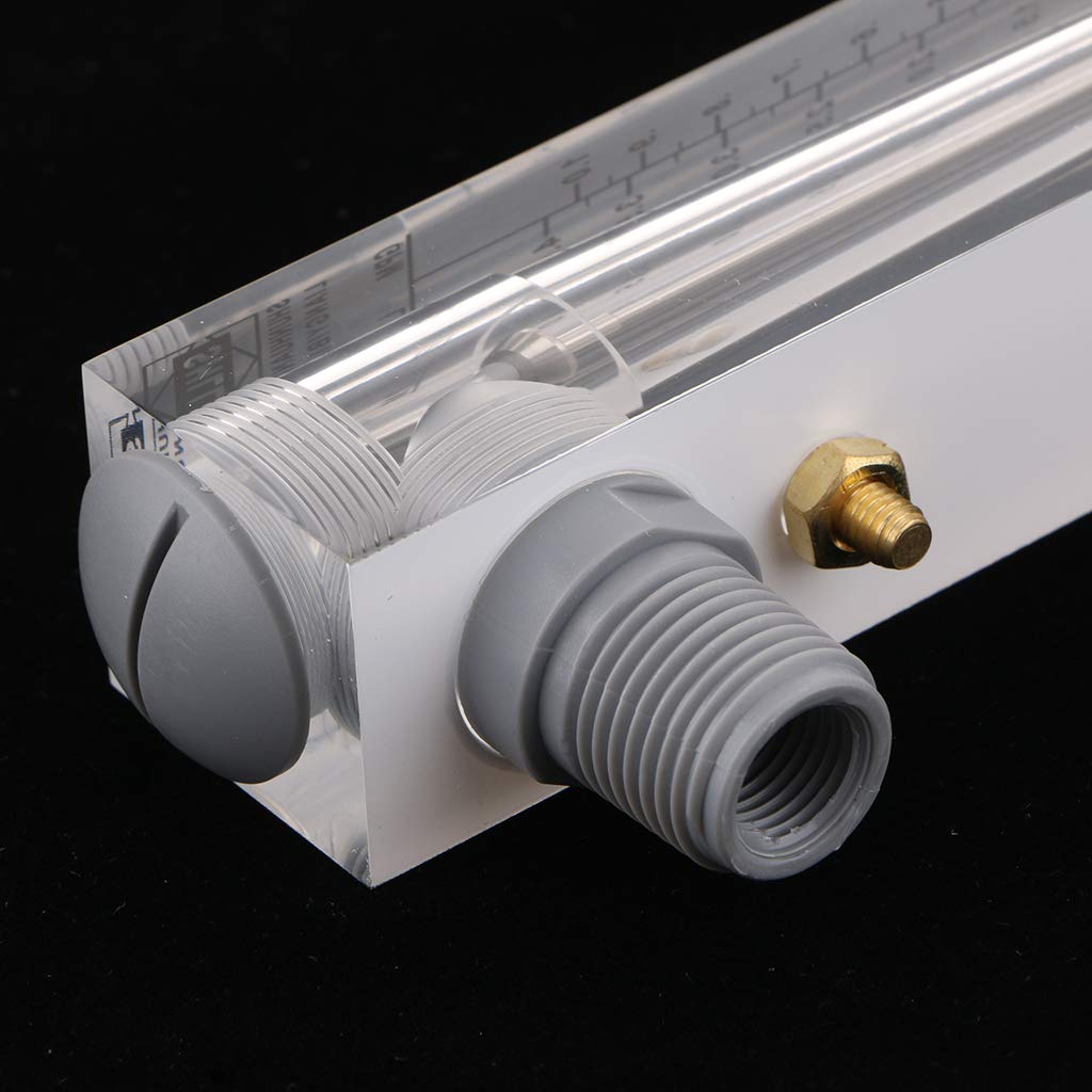 Perfeclan Acryl Tube Wasser schwebekörper-Durchflussmesser LZM-15 Liquid, 0,1-1 GPM / 0,5-4,0 LPM