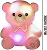 Light Up Plush - Glowing Bear, Rainbow Stuffed Animal for Kids, Soft Cuddly Doll with LED Lights, Comfort Companion with Plush Design for Girls Adults Home Living Room Bedroom Sofa
