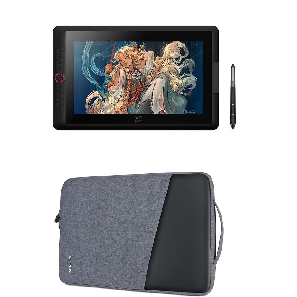XP-Pen XPPen Artist 15.6 Pro V2 (MD160FH) Tablette Graphique Dessin avec Écran,16K(16384) Niveaux de Pression, 8 Raccourcis Personalisables et c