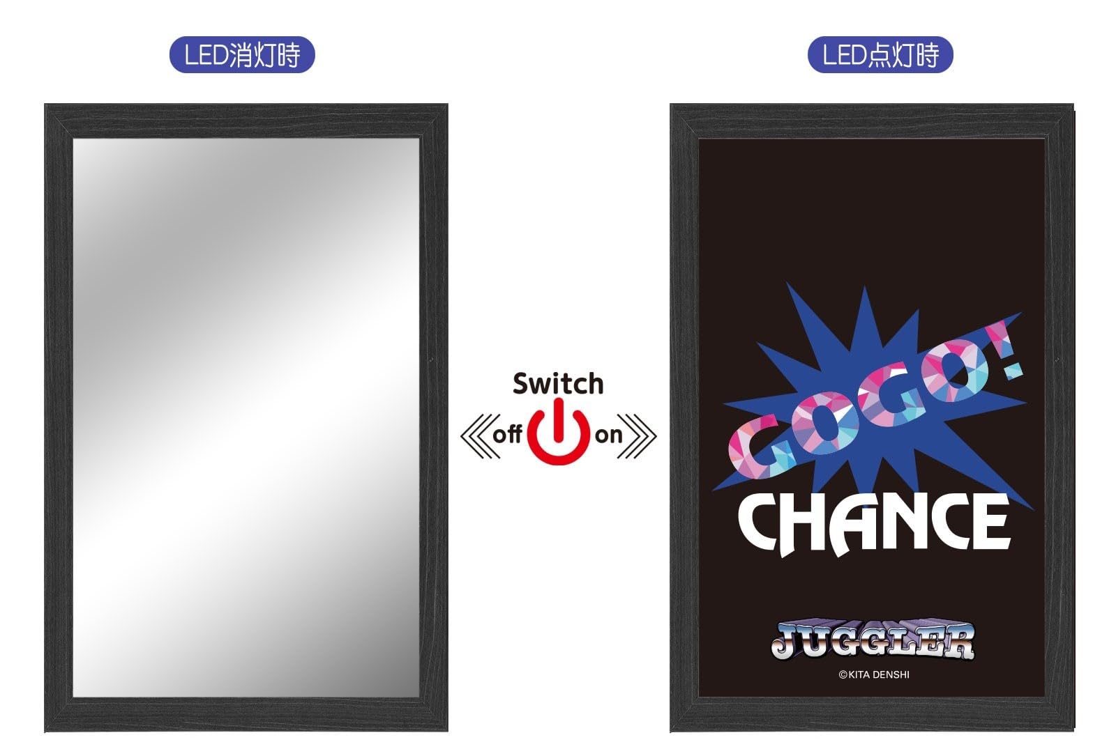 パチンコ・パチスロ ジャグラー ピエロ等身大パネル 非売品 ミラー 鏡