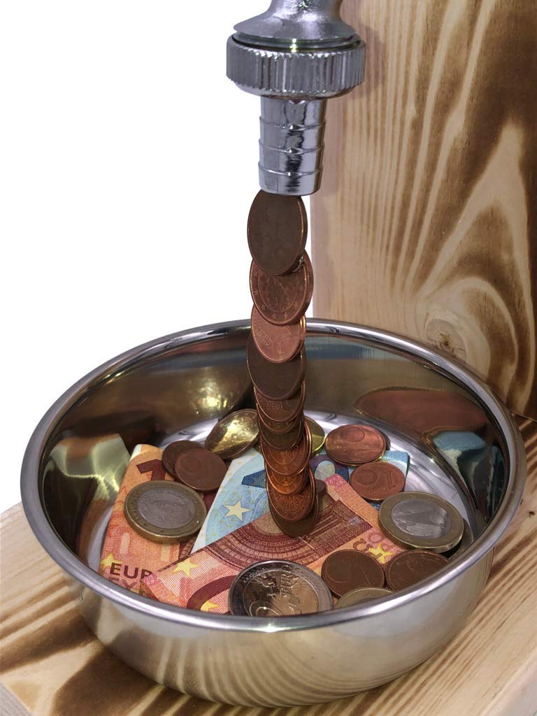 Neutral zum SELBST BESCHRIFTEN - Eiserne Reserve Geldhahn Geldgeschenk lustige persönliche Geld Geschenk Geld verschenken verpacken - -s- Neutral zum SELBST BESCHRIFTEN