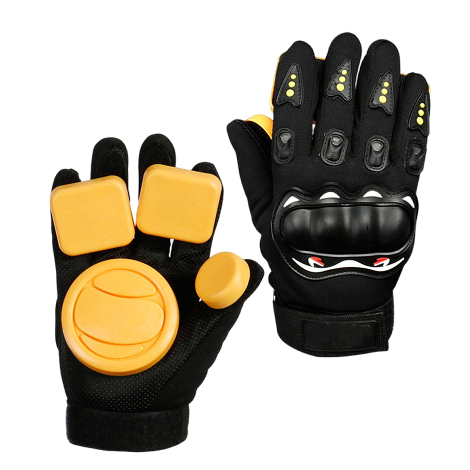 Guantes de patineta de descenso, guantes deslizantes para exteriores, longboard, guantes deslizantes de mano, accesorios de patinaje, fáciles de usar