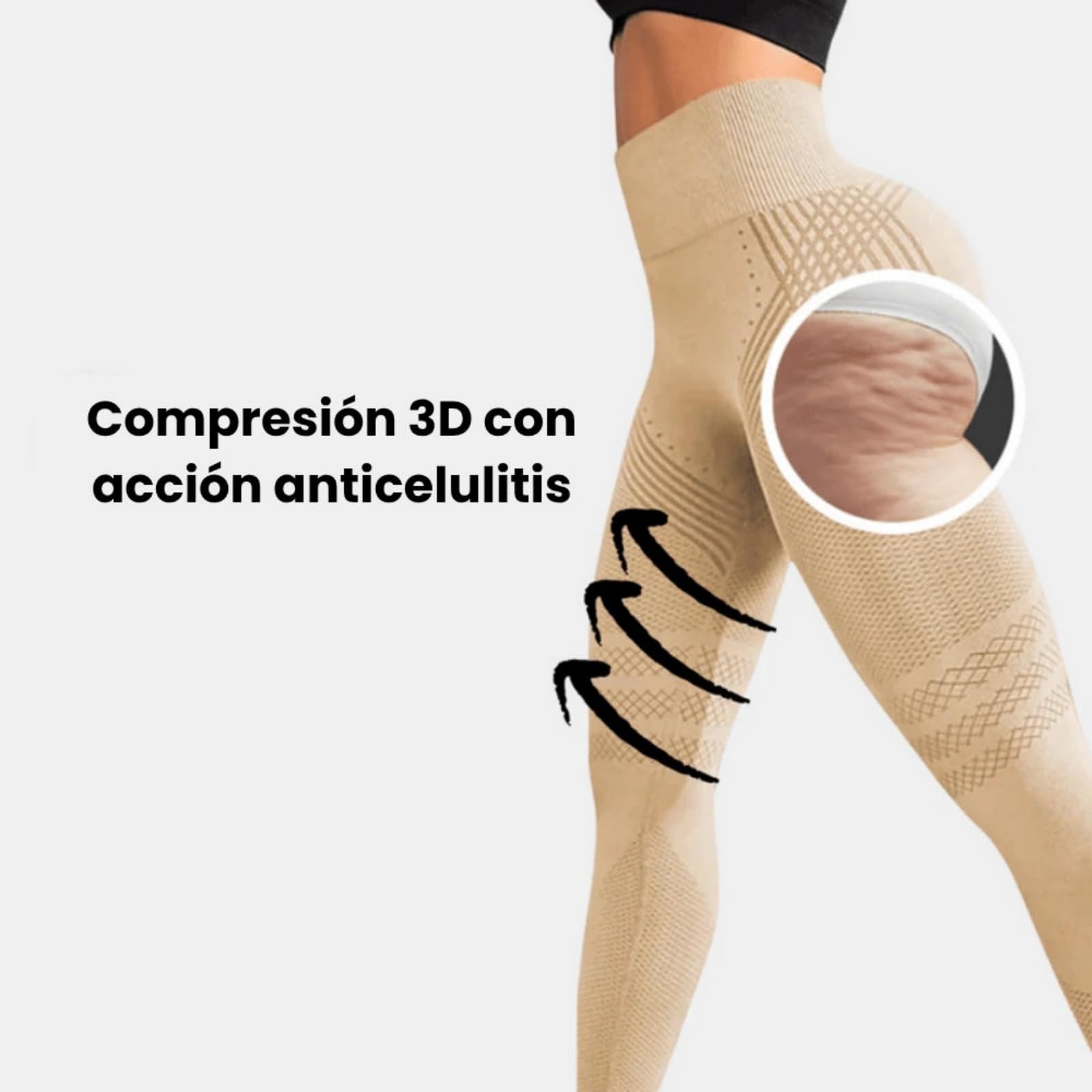 Cellumove Legging 3D – Redefine tu Silueta sin Esfuerzo，Women's 3D Anti-Cellulite Leggings,Efecto modelador, realza Silueta, Comodidad Diaria