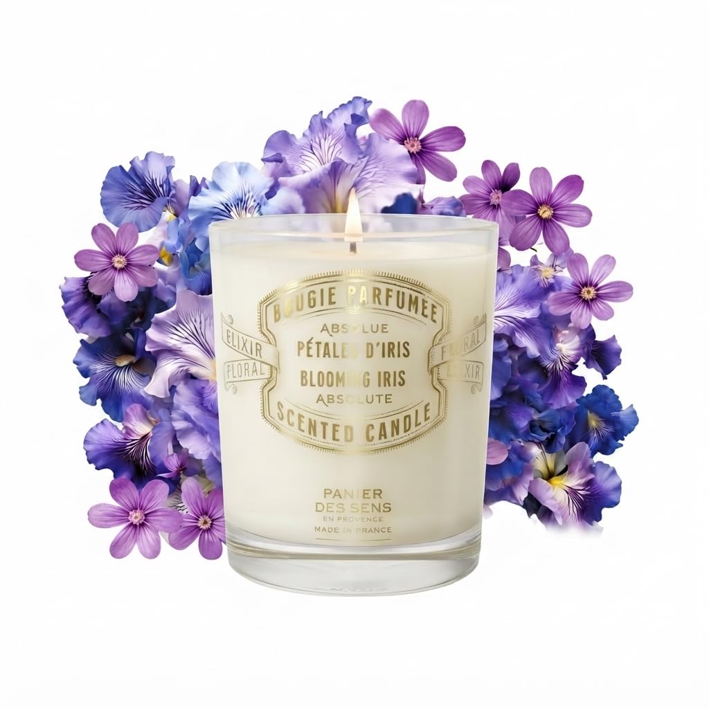 Panier des Sens Iris Long-Lasting Scented Candle, 6.3 oz
