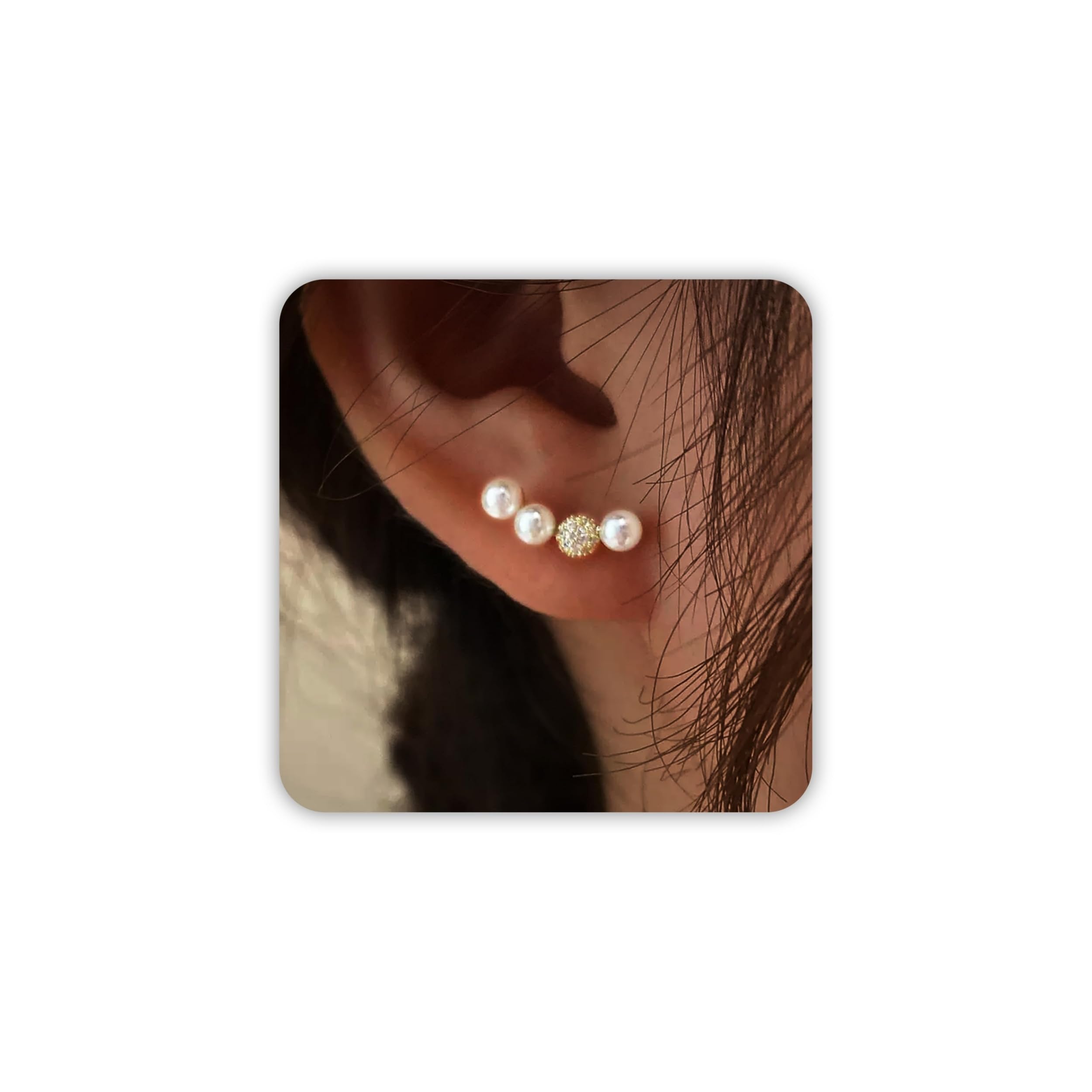 Pendientes de Perlas para Mujer, Pendientes de Perlas para Mujer en Diseños Modernos y Vintage, Regalos de Joyería Ideales para Mujeres y Niñas, Pendientes de Perlas Clásicos para Bodas y Graduaciones