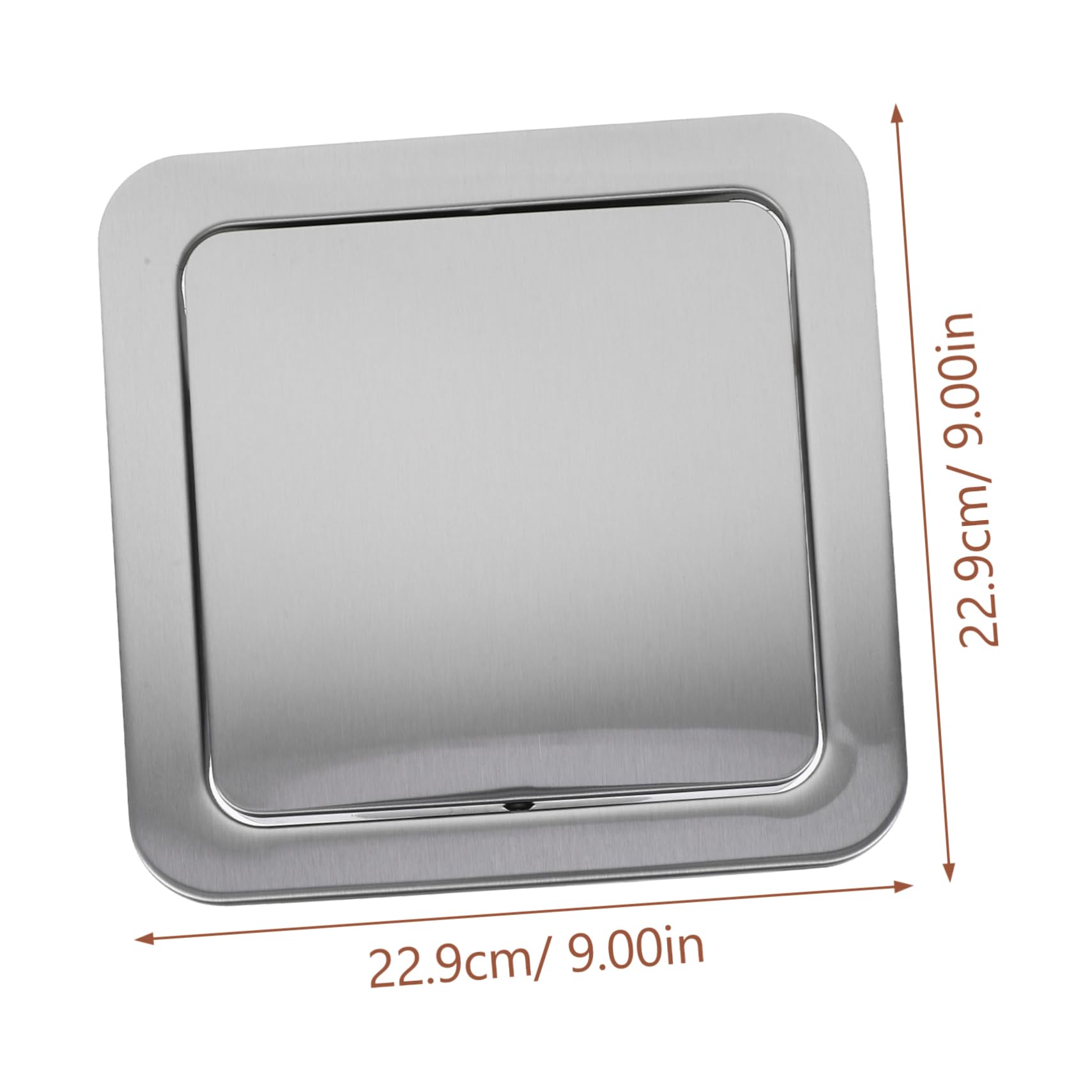Alipis Trash Can Lid Easy Flip Open Flap Cover for Countertop Scratch Resistant Smooth Surface Versatile Fit for Various Trash Bins