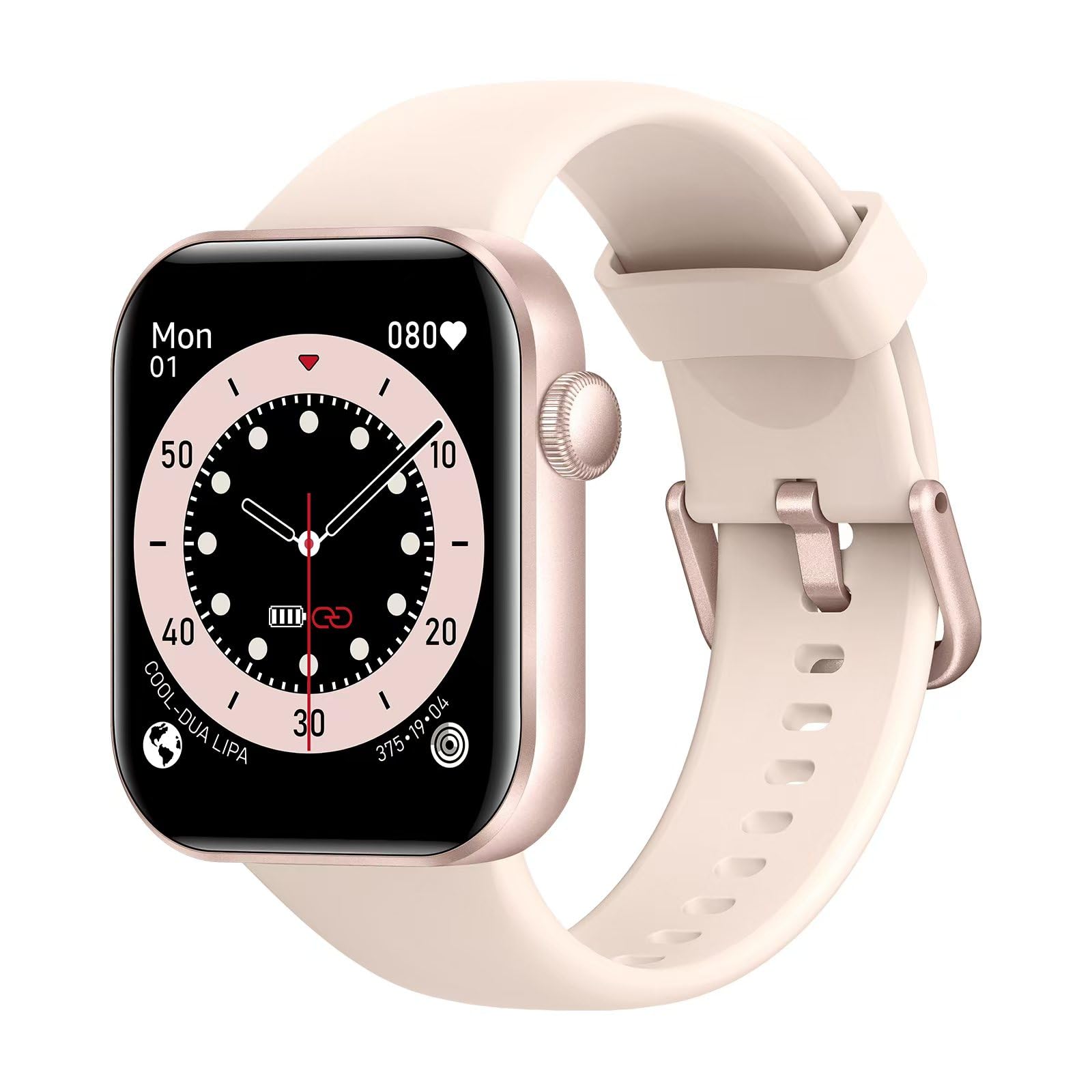 Smartwatch Uomo Donna, 1.85" Orologio Smartwatch con Effettua/Risposta Chiamate, 140 Sportive Smart Watch con Contapassi/Sonno/Cardiofrequenzimetro/SpO2, Impermeabil IP68 Smartband per Android iOS