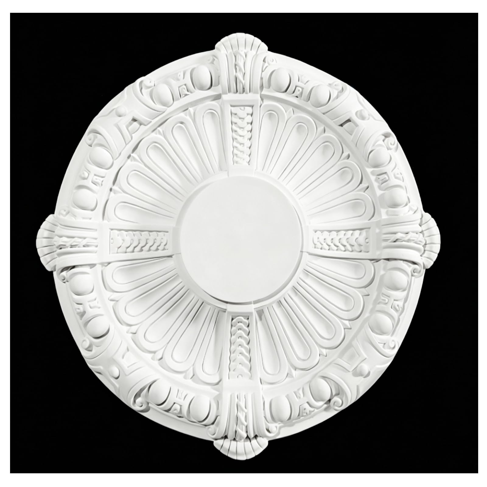 PU Ceiling Medallions - 2 Pack, 10 Inch -12 PU Ceiling Medallions - 2 Pack, 10 Inch -12