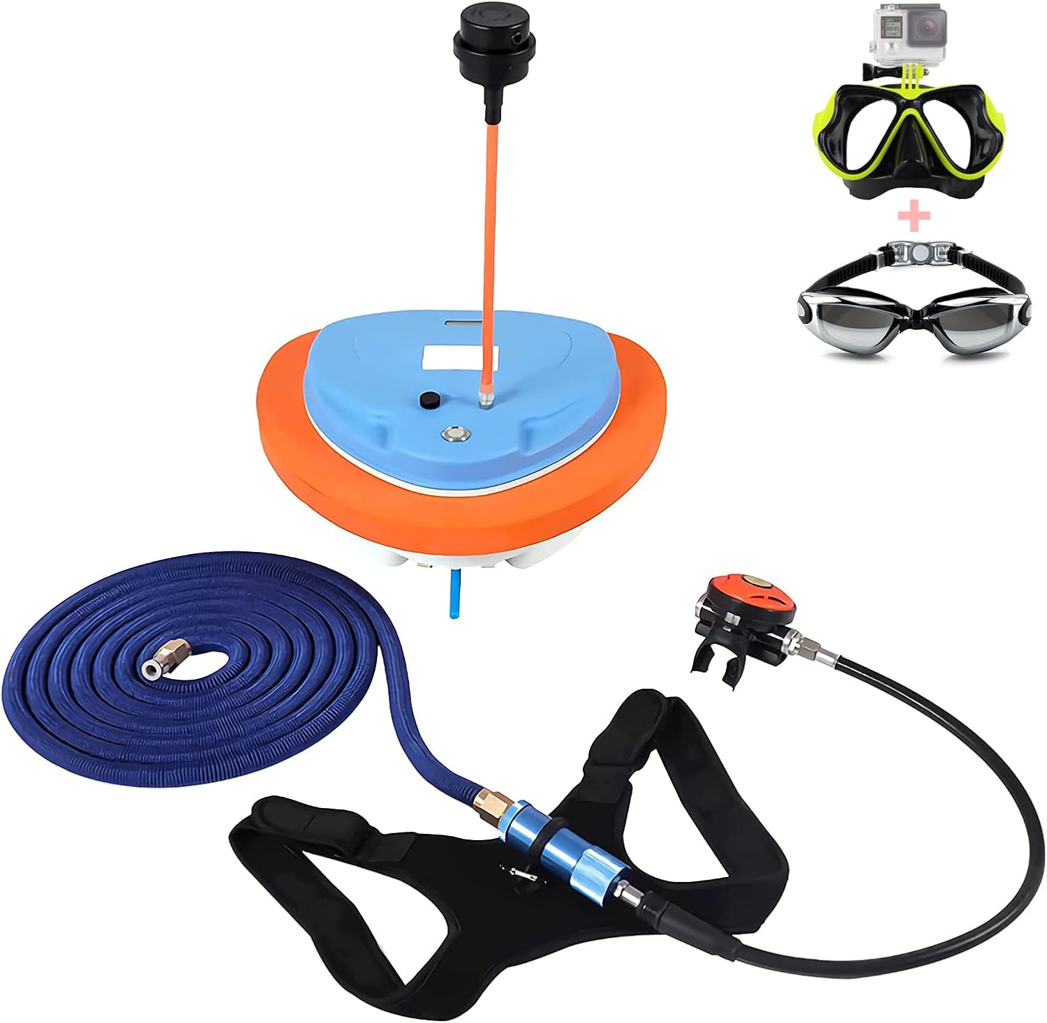 3 Hours Scuba Diving Ventilator System,Diving Equipment Diving Toys Floating Air Pump/Tank with