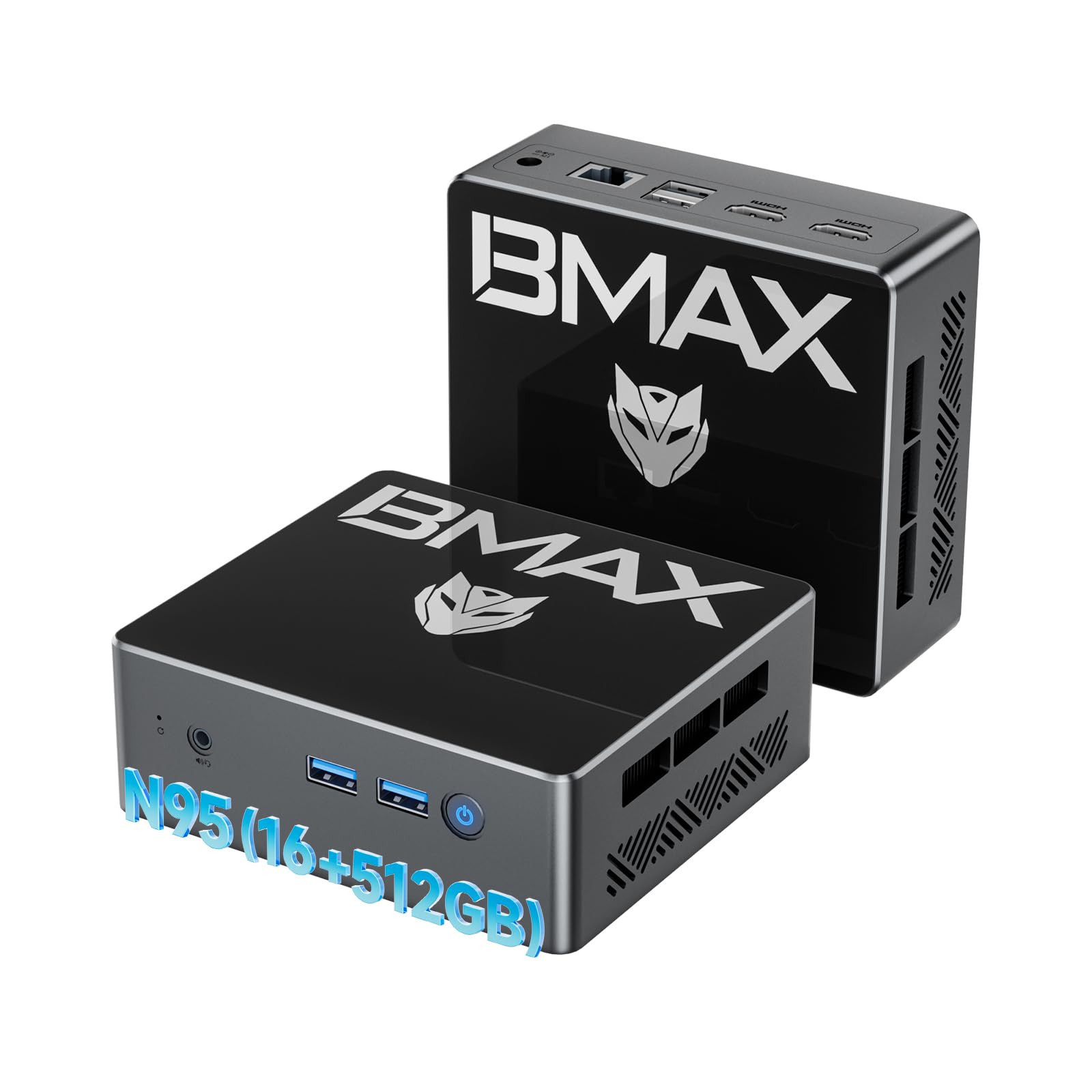 BMAX Mini PC Intel N95(fino a 3,4GHz) 16GB DDR4 RAM 512GB M