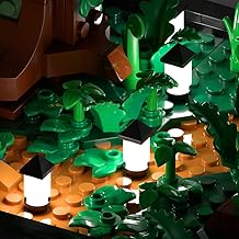 Brick Lawn Lights Sets, 14 Pieces, Brick Grass Lamps,for Lego10315, 75325 led led kit Accessories White Light