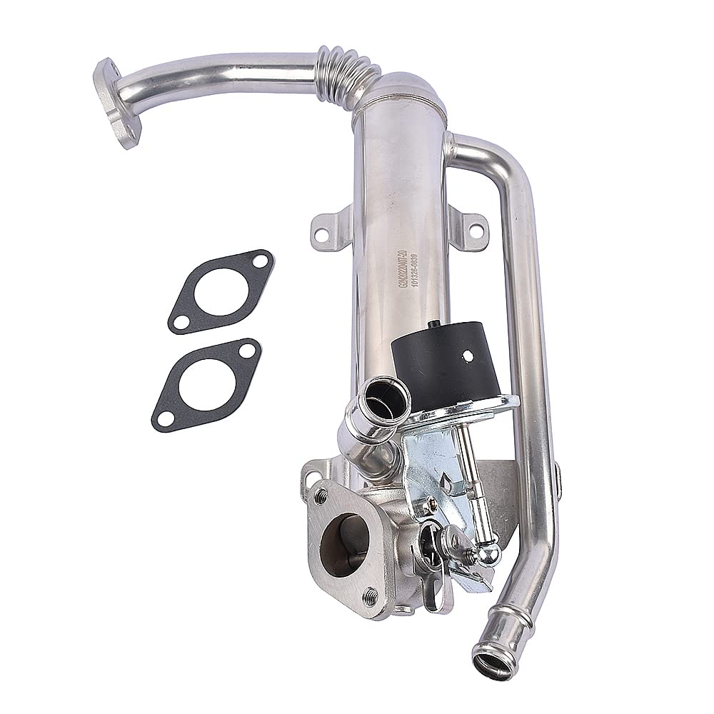 EGR Recirculación de gases de escape del enfriador # 03G131512AD 03G131512G Compatible con A3 8P Octavia Superb Golf Polo BMM BXJ BLS