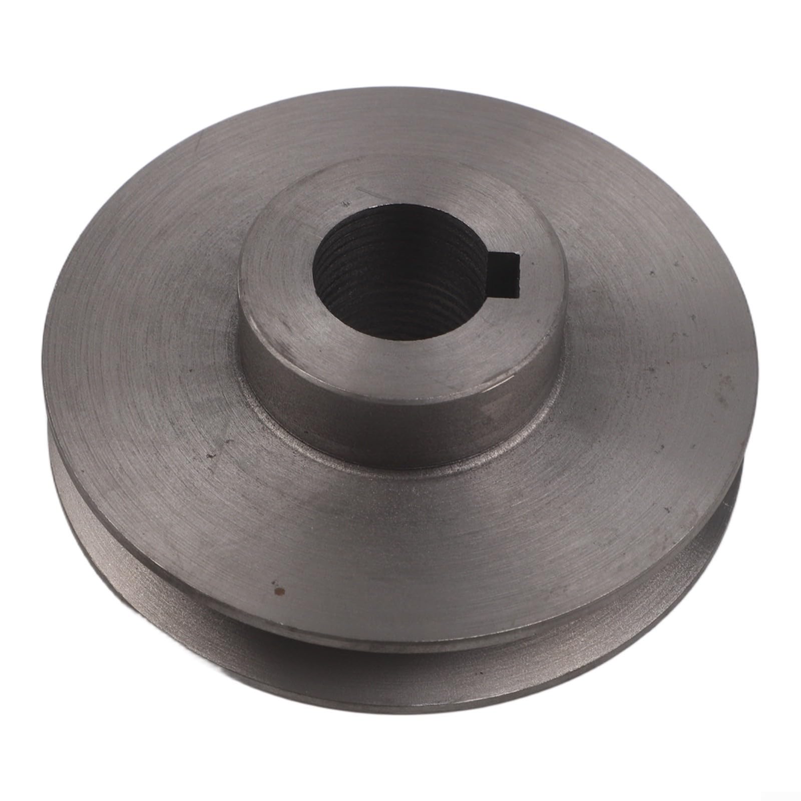Polea de transmisión de hierro fundido, una ranura, correa trapezoidal, 24x100