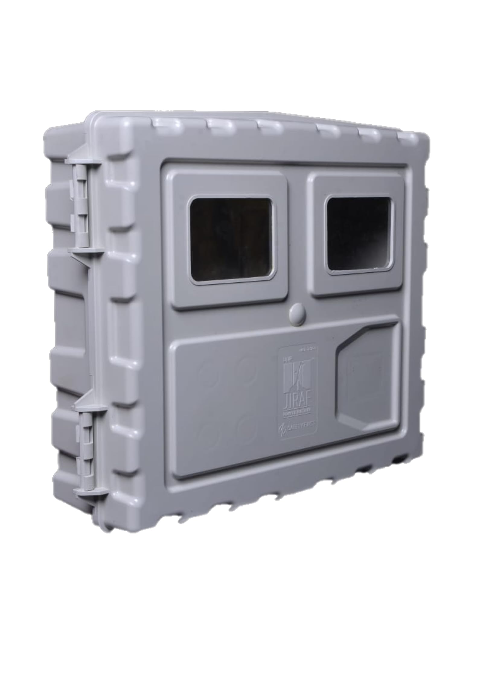 UECO Heavy-Duty PVC Meter Box (445 x 410 x 155mm) | Weatherproof, Shockproof, Splashproof | Dual Window | For Single Phase, Twin, 3 Phase & Solar Installations