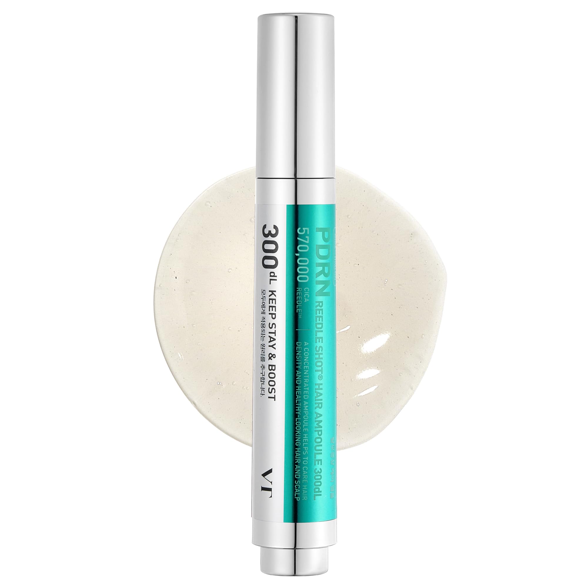VT COSMETICS PDRN Reedle Shot Haar-Ampulle 300dL – Haarkapsel mit CICA REEDLE™ und PHYTO PDRN Panax, Behandlung zur Stärkung und Pflege der Kopfhaut