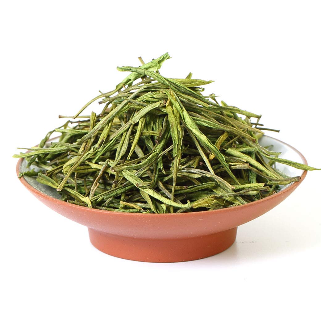 GOARTEA Anji Baipian Té Verde 250g 8.8oz Supreme An ji Bai Pian White Slice Loose Leaf Spring Chinese Green Tea