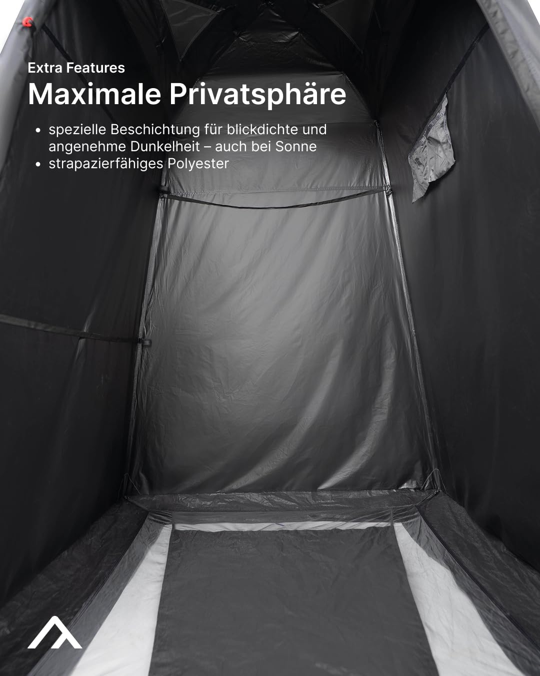 qeedo Quick Shower Cabin - Duschzelt Camping mit Boden - blickdichtes Pop-Up Umkleidezelt - Camping Privatzelt mit Quick-Up-System, WC Zelt mit Toilettenpapier- und Duschgel-Halterung