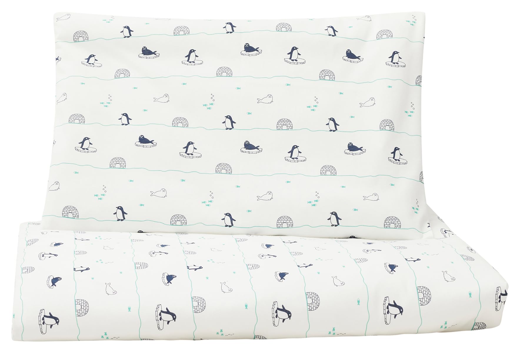Kinder Jersey Bettwäsche-Set aus Bio Baumwolle 100 x 135cm, Kissen 40 x 60cm, GOTS zertifiziert