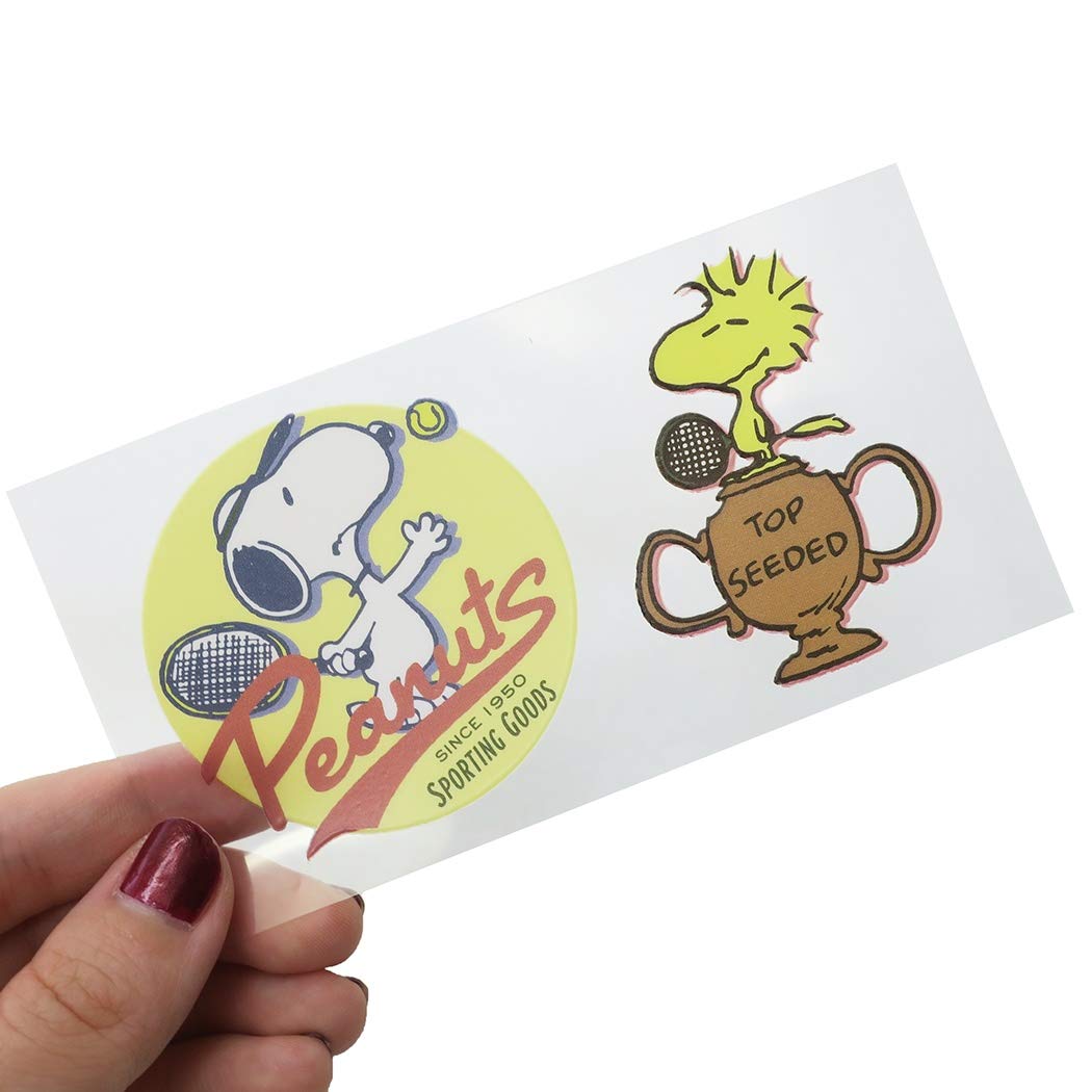 Amazon.co.jp: スヌーピー[ステッカー]耐熱耐水 ステッカー/テニス