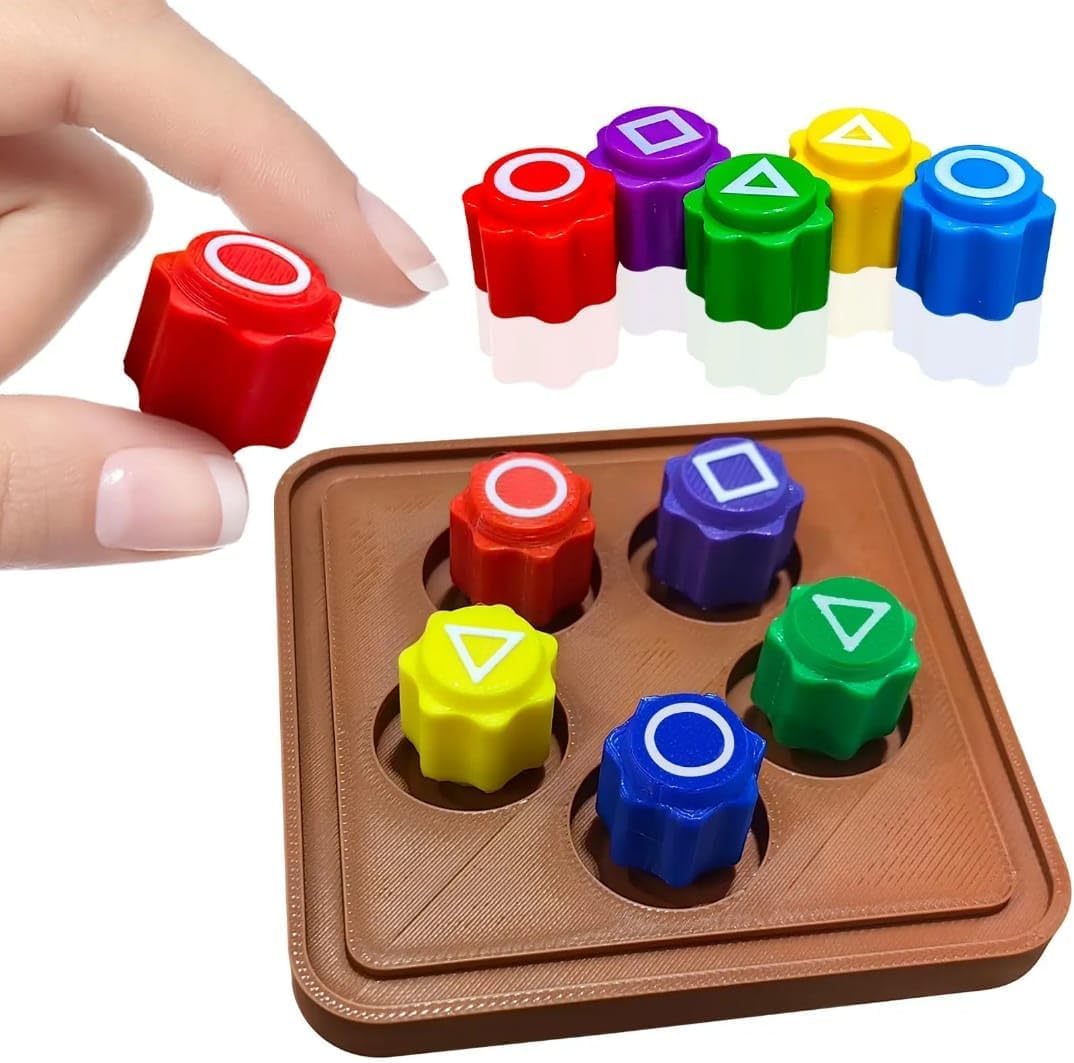 cloudseller Ensemble de Jeu Gonggi Traditionnel coréen – avec Compartiment de Rangement intégré pour Un Jeu organisé, idéal pour Toute la Famille