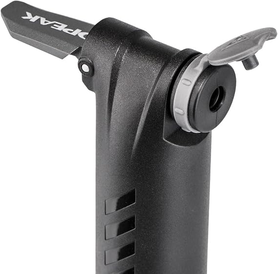 Topeak Mountain TT Twin Turbo Pump, 120 Psi/ 8.3 Bar, Fits Presta, Schrader, and Dunlop Valves