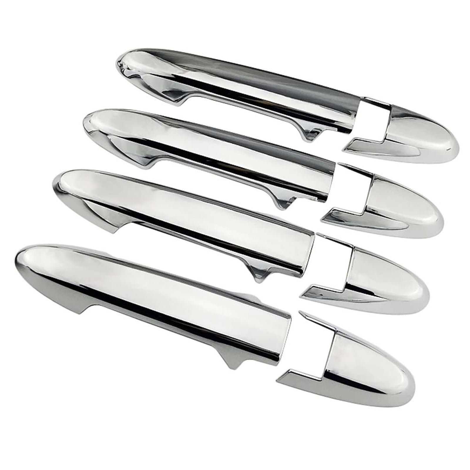 YSDSLS Sleek Door Handle Chrome Door Handle Cover Decoration Trim Protection Sticker for Jazz GK5 GP5 2014 2015 2016 2017 2018