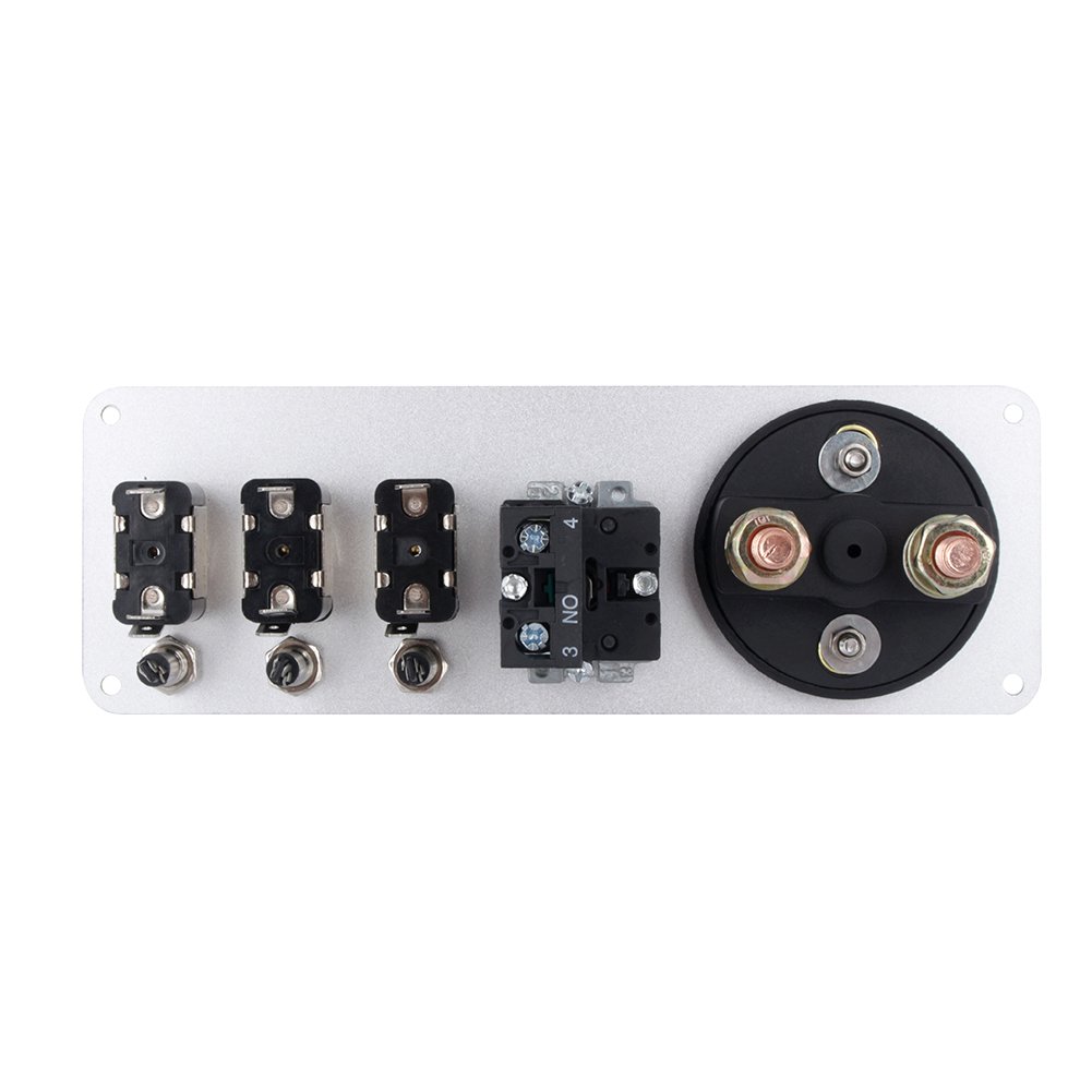 Panneau d'interrupteur à bascule 12V 20A en plastique et métal CHICIRIS - 7