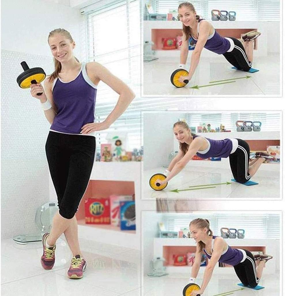 Abdominal Muscle Wheel - Abdominal Exercise Wheel Roller with Foam Handles