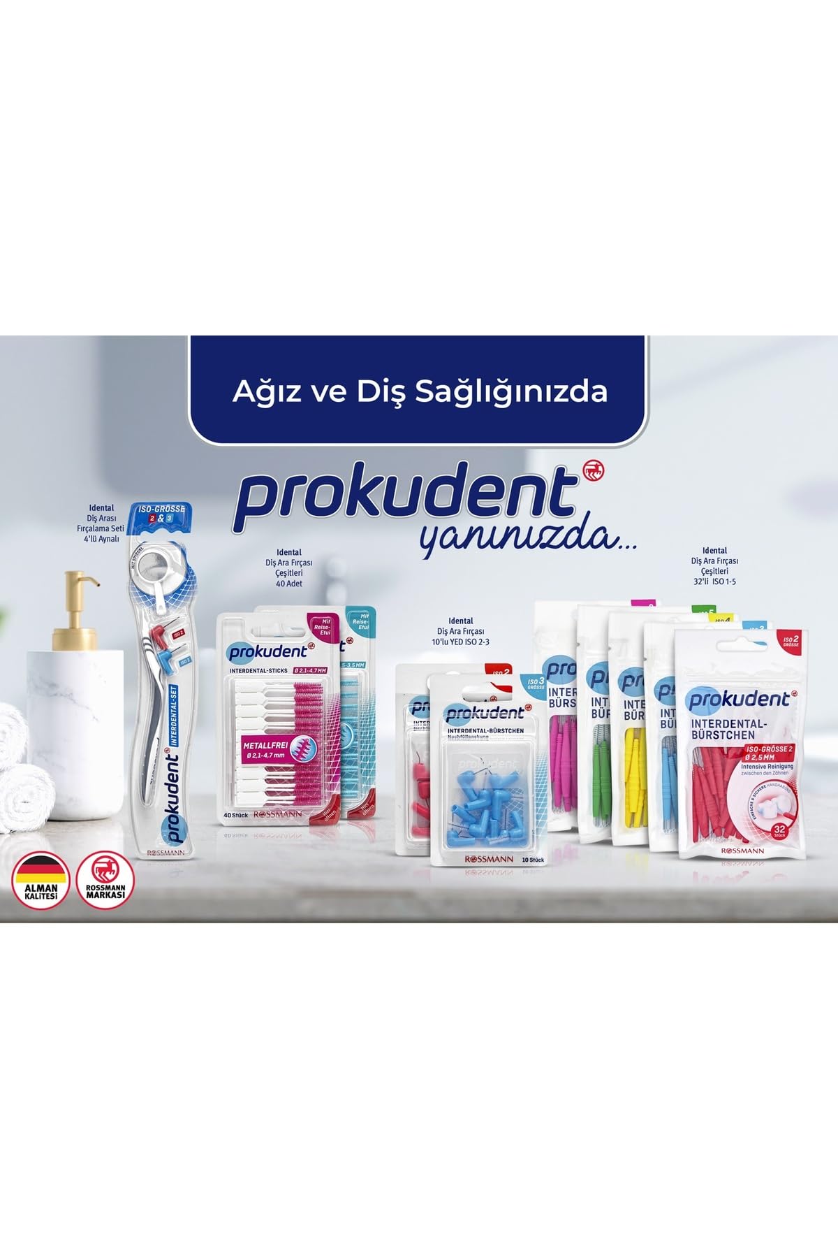 Prokudent Arayüz Fırçası - Dış Çap 3,5 mm/Tel Çap 0,7 mm