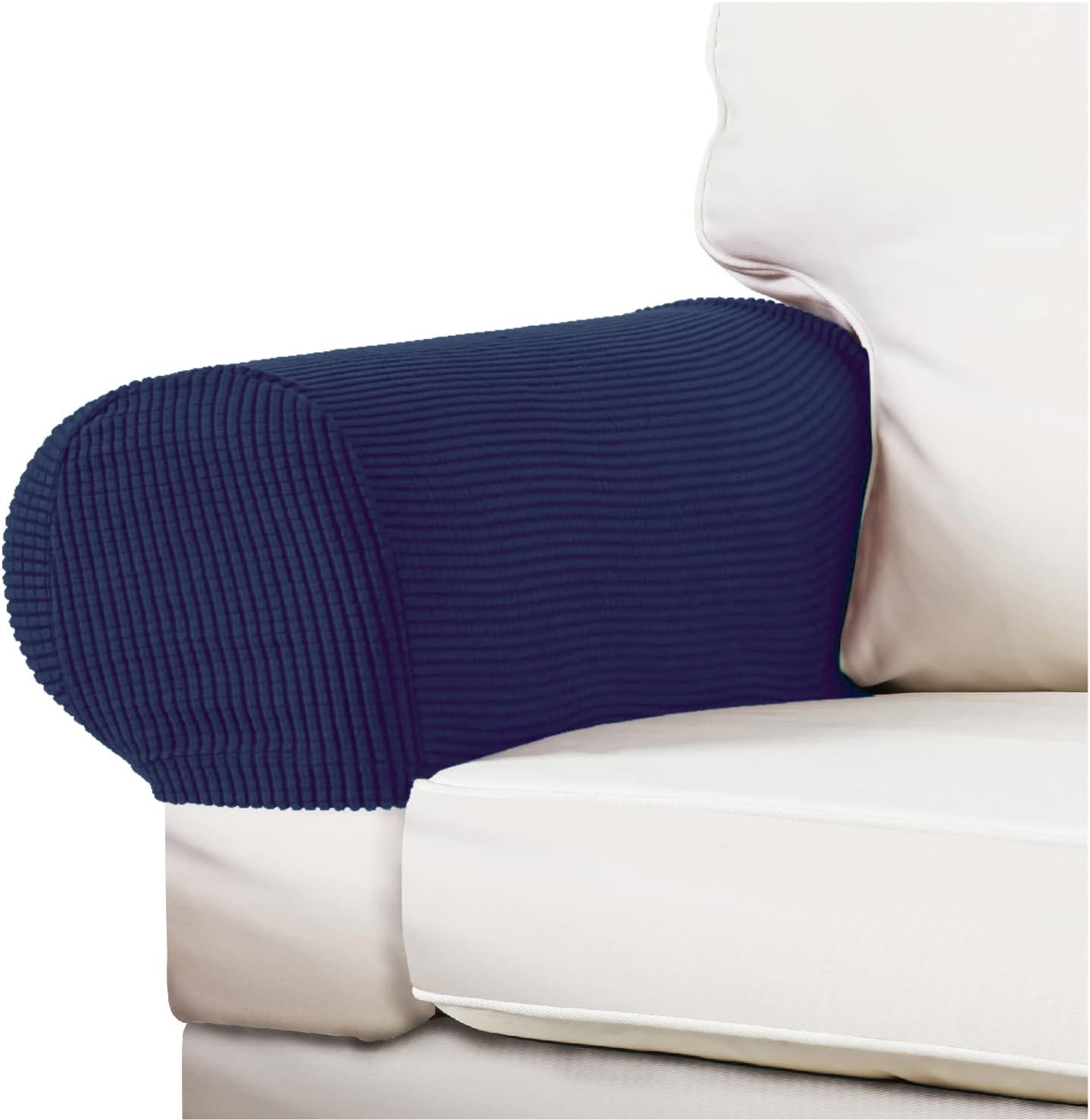 uxcell 2pcs Stretch Armrest Covers for Chairs/Sofas, Couch