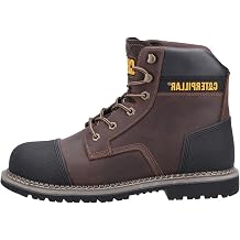 CAT Caterpillar Powerplant S3 Safety Boot Brown UK 8 Brown