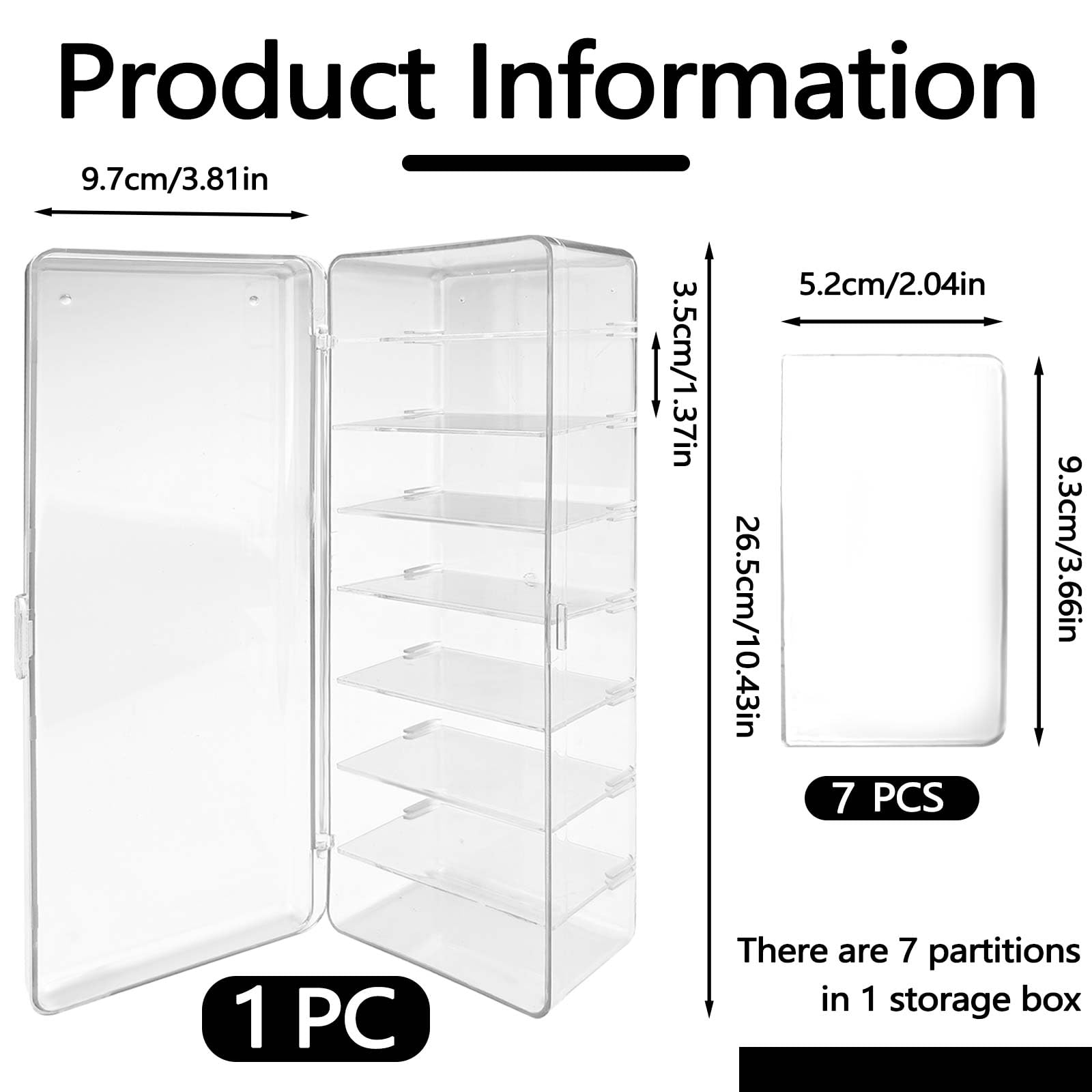 Clear Acrylic Action Figure Display Case - Image 2